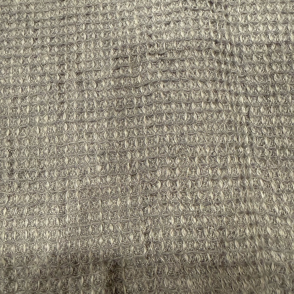West Elm Linen Textured Gray king shams-set of 2